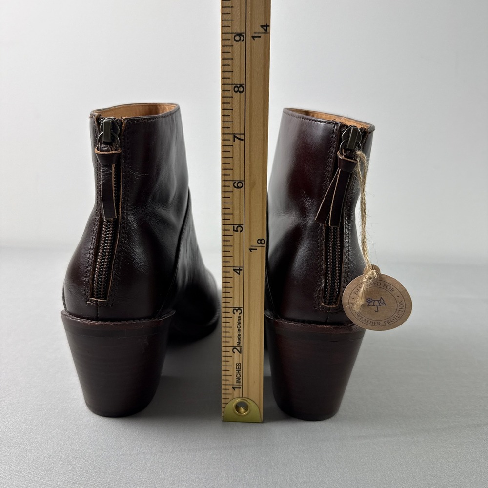 Sofft Aqua Marley Waterproof Leather Ankle Boots Womens 9M NWT Chocolate Brown - Picture 9 of 16